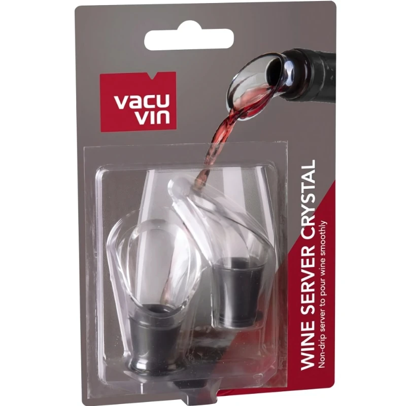 Vacu-vin Vinskænker Crystal - 2 stk V1854060 by Vacu Vin color Sort