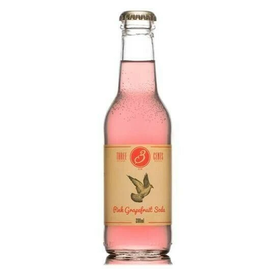 Three Cents Pink Grapefruit Soda 20cl 65774 by ThreeCents color Sort
