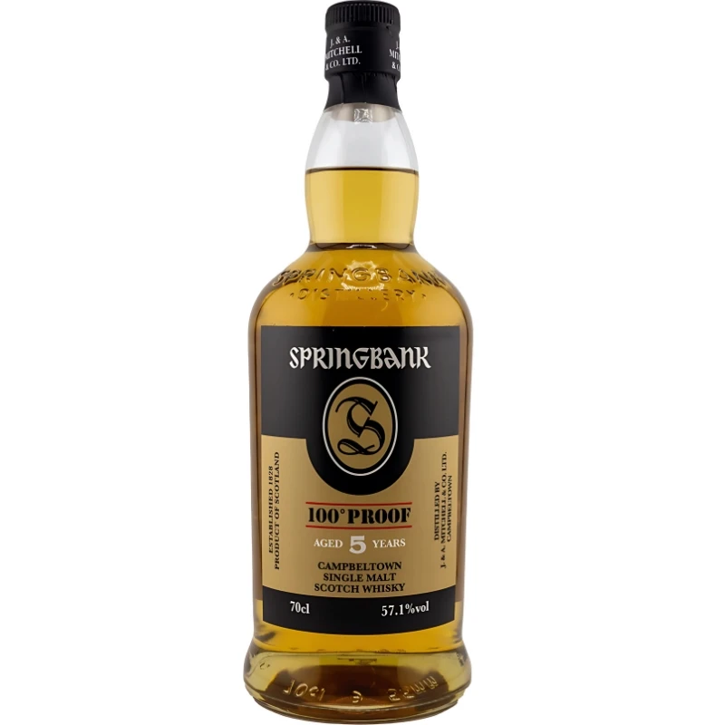 Springbank 5 YO 100 Proof Campbeltown Single Malt FL 70 50130290 by SPRINGBANK color Sort