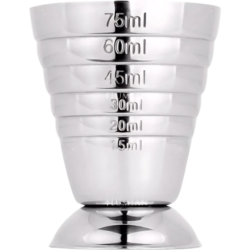 Jigger Multilevel 15/75 ml i rustfrit stål CJC1575 by Barprofessional color Sort
