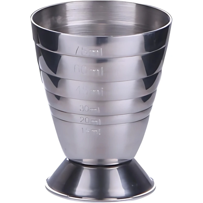 Jigger Multilevel 15/75 ml i rustfrit stål CJC1575 by Barprofessional color Sort