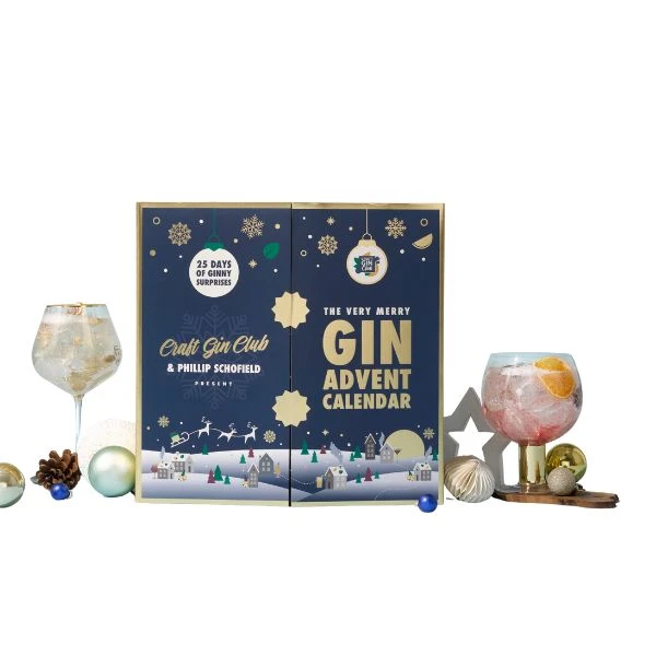 Craft Gin Club Philip Schofield Edition 25 x 5 cl Gin Julekalender GCJ by Craft Gin Club color Sort