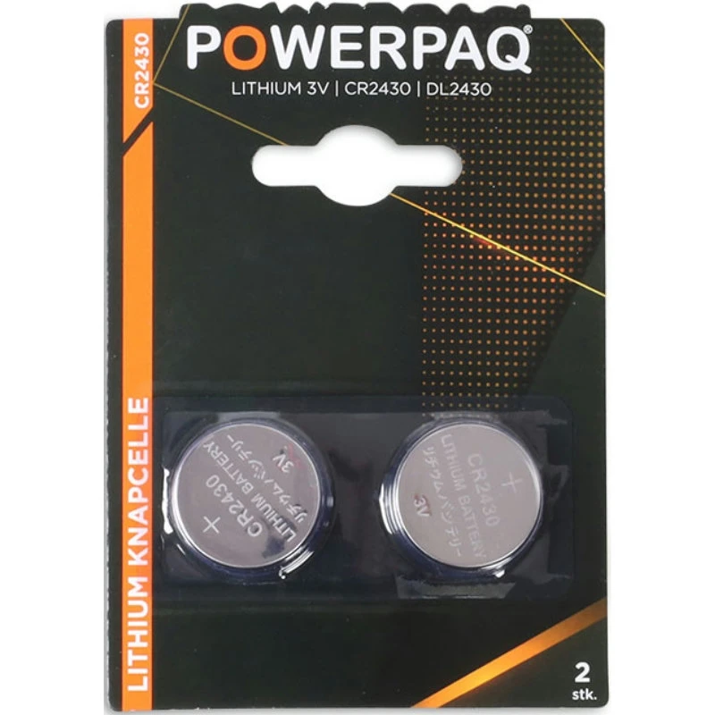 Batterier | Lithium CR2430 | PowerPaq 12939AG by PowerPaq color Sølv