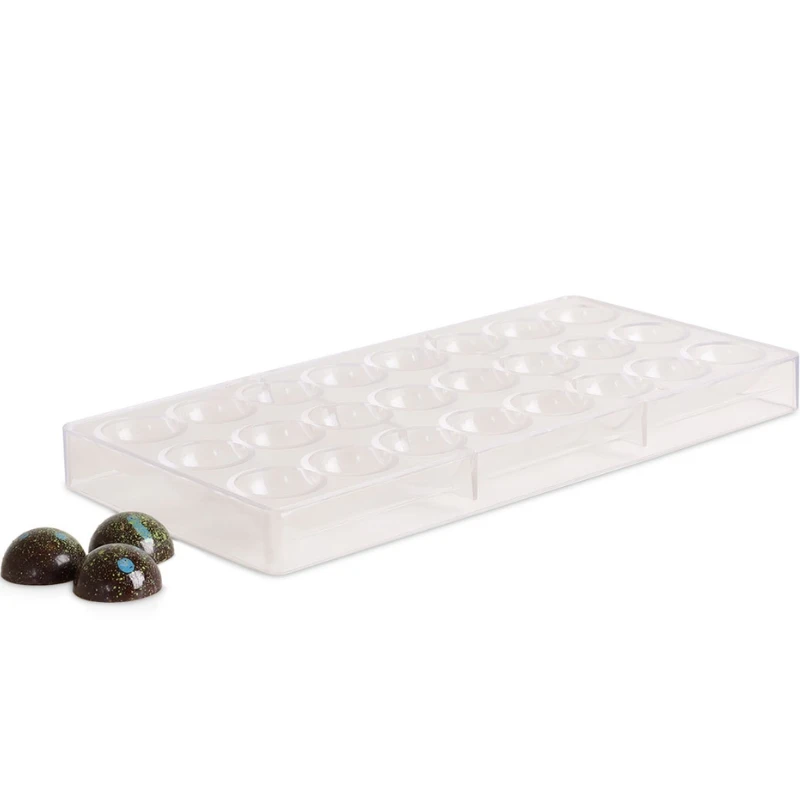 Royal Series Chokoladeform til 24 Halvkugler i Klar Plast 13309AG by Royal Series color Grå