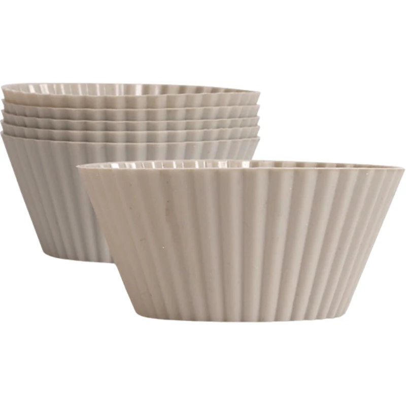 Silikoneforme Ø7 cm - 6 stk. 13722AG by Airfryer color Beige/Natur