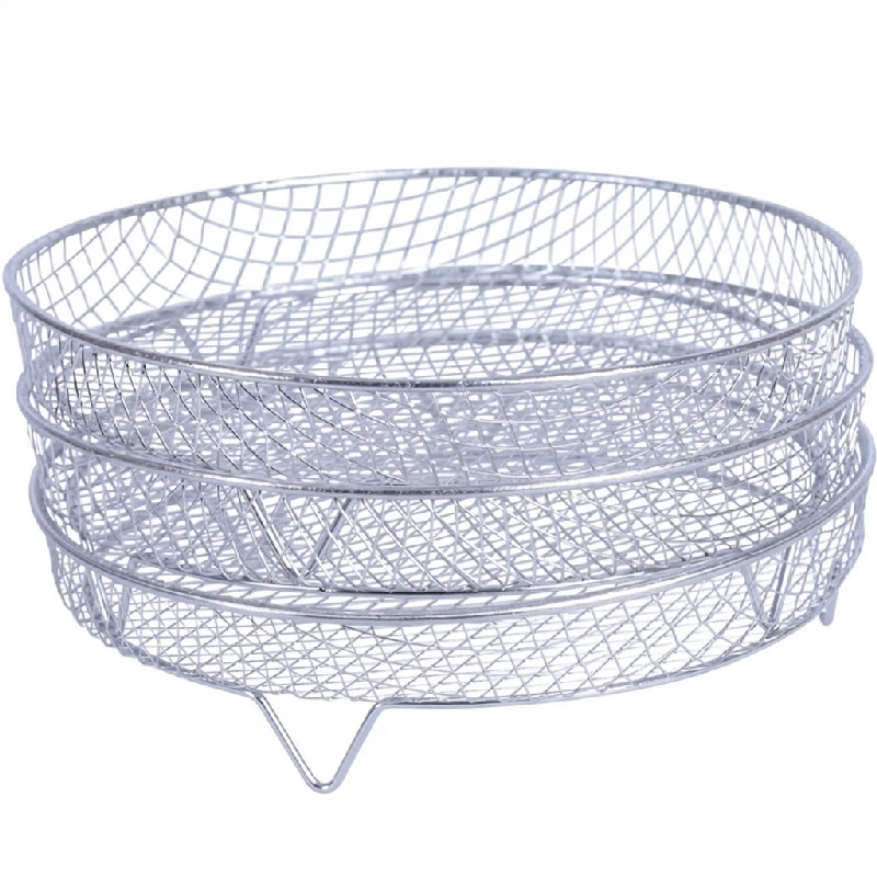Rack til Airfryer | 3-lags rist | Rund 14361AG by Airfryer color Sølv/Metal