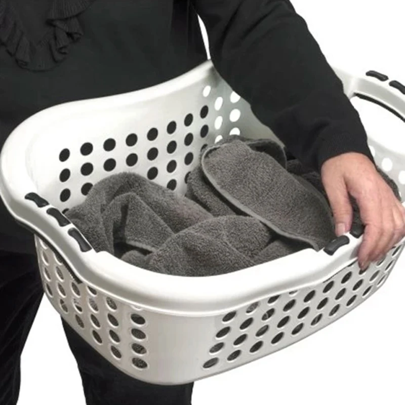 Plast1 Ergonomisk Linnedkurv 45 l, hvid 201613AG by Plast1 color Hvid