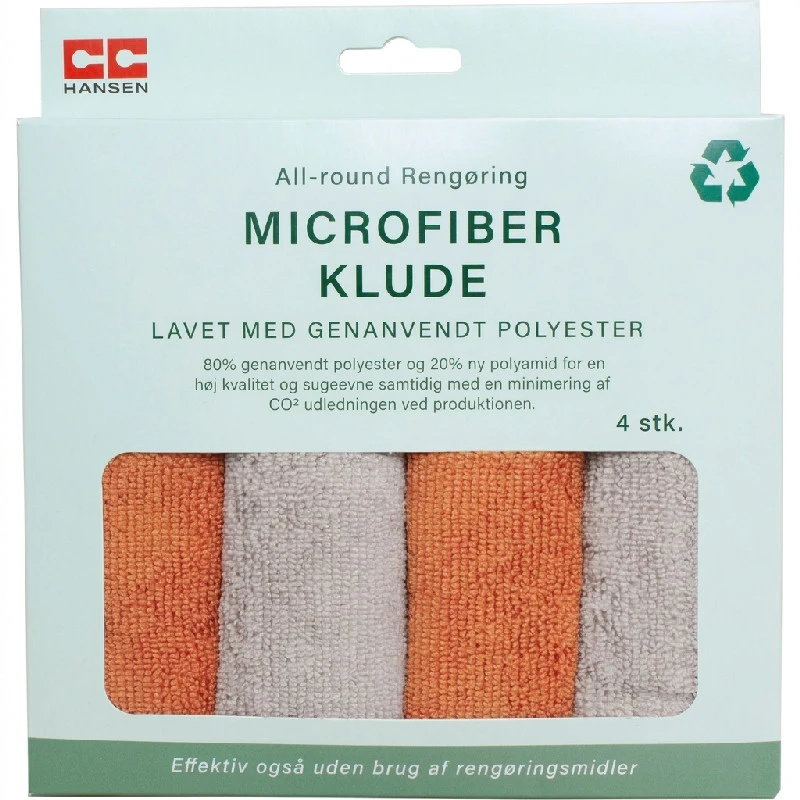 CC Hansen Microfiberklude 30x30 cm 4 stk. 4260AG by CC Hansen color Sort