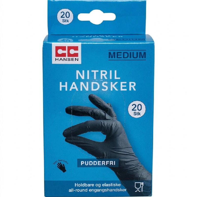 Nitrilhandsker Medium 20 stk. CC Hansen 4774AG by CC Hansen color Sort