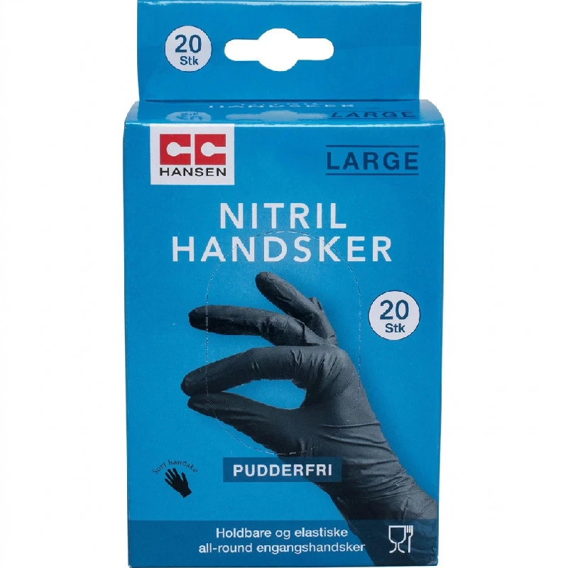 Nitrilhandsker | Large | 20 stk. | CC Hansen 4775AG by CC Hansen color Sort