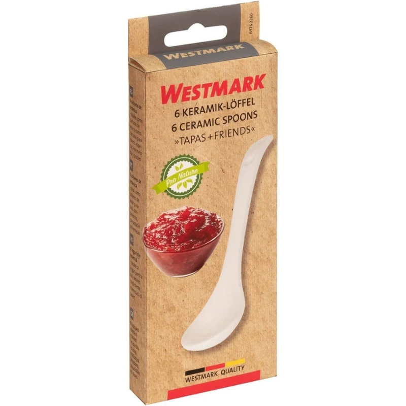 Keramiske skeer | 6 stk. | Tapas + Friends | Westmark 69762260AG by Royal Series color Sort