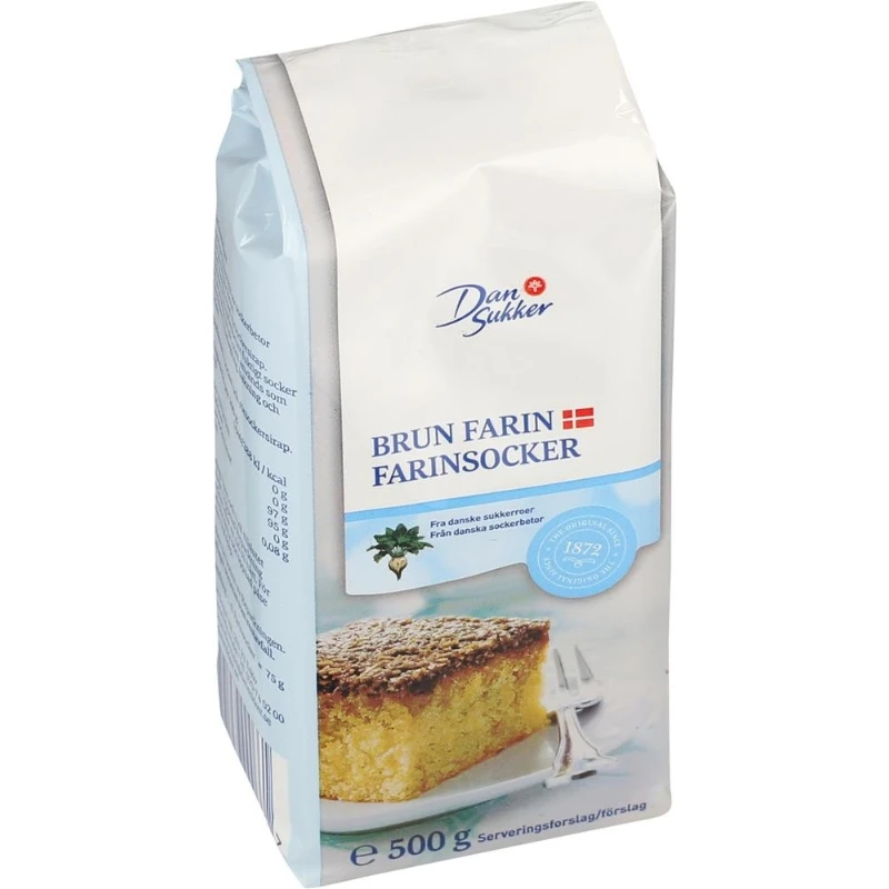 Brun Farin 500g 21580 by DANSUKKER color Sort