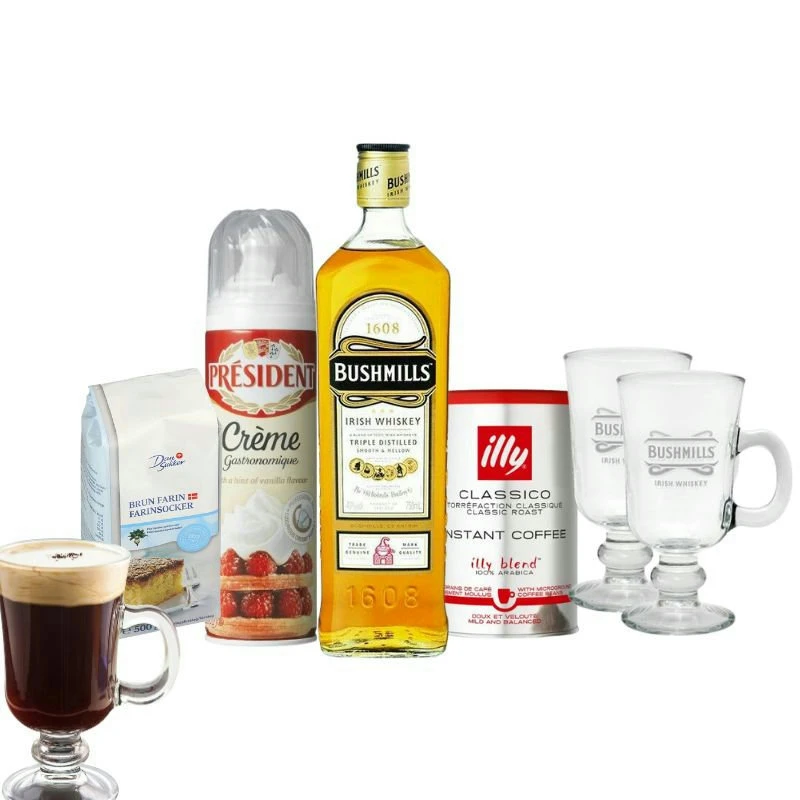 Bushmills Irish Coffee m. Glas - Drinkspakke Bundle119 by Bundle color Sort