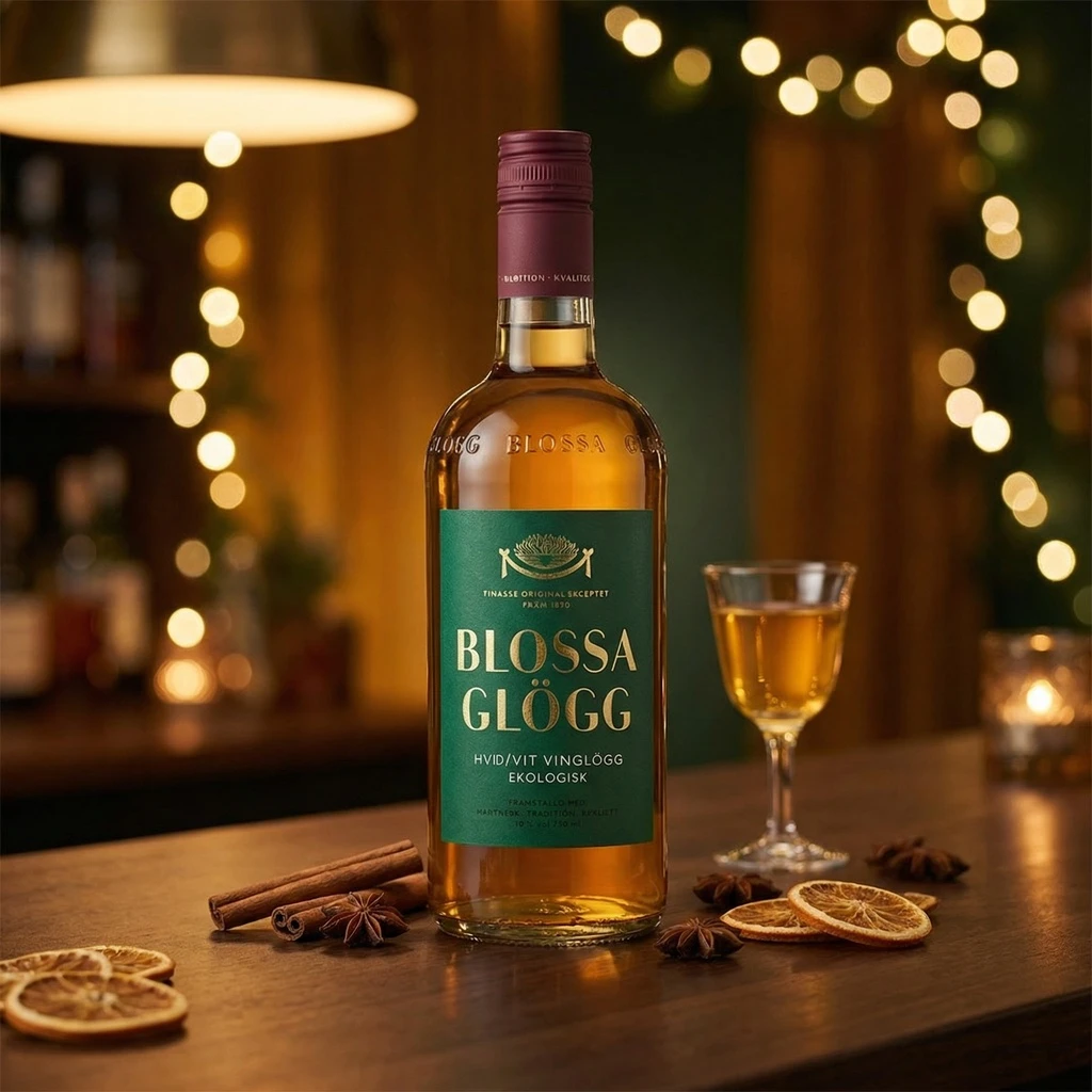 Blossa Økologisk Hvid Glögg 10% 75 cl 40158 by BLOSSA color Sort