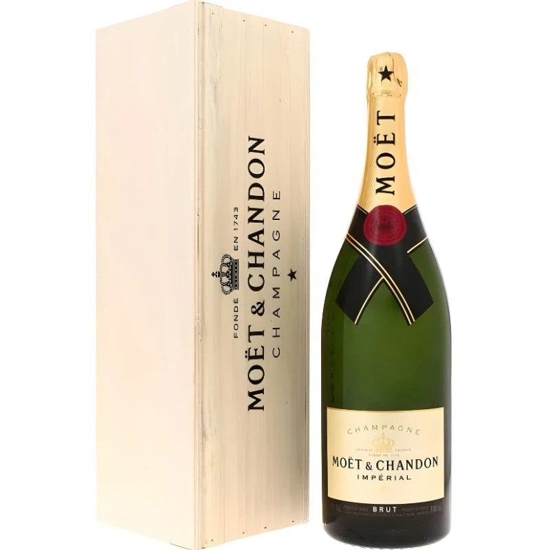 Moët & Chandon Impérial Jeroboam i trækasse 300 cl 1107383 by Moët & Chandon color Sort