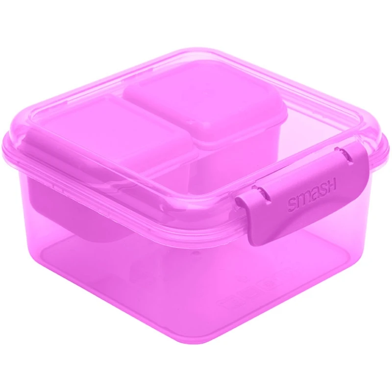 Madkasse med 2 snackbokse 1,15 l 14702AG by SMASH color Assorteret