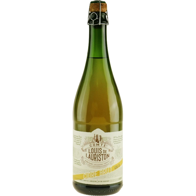 Comte Louis de Lauriston Cidre de Normandie Brut FL 75 25100400 by Comte Louis de Lauri color Sort