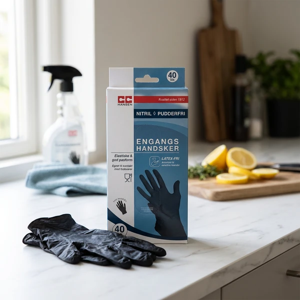 CC Hansen Engangshandsker i Nitril Sort 40 stk. 4792AG by CC Hansen color Assorteret