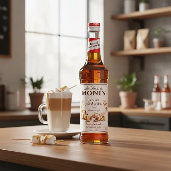 Monin Toasted Marshmallow / Ristet Skumfidus  Syrup FL 70 50000131 by MONIN color Sort