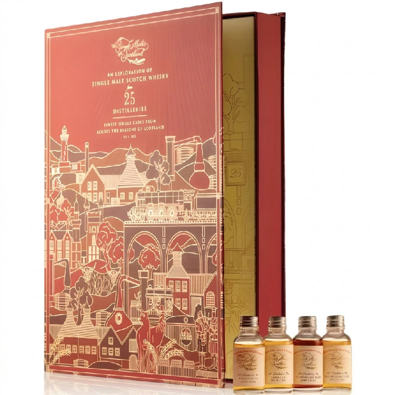Single Malts of Scotland Kalender 25 x 3 cl Eksklusive whiskeys 50340701 by Single Malts of Scot color Sort
