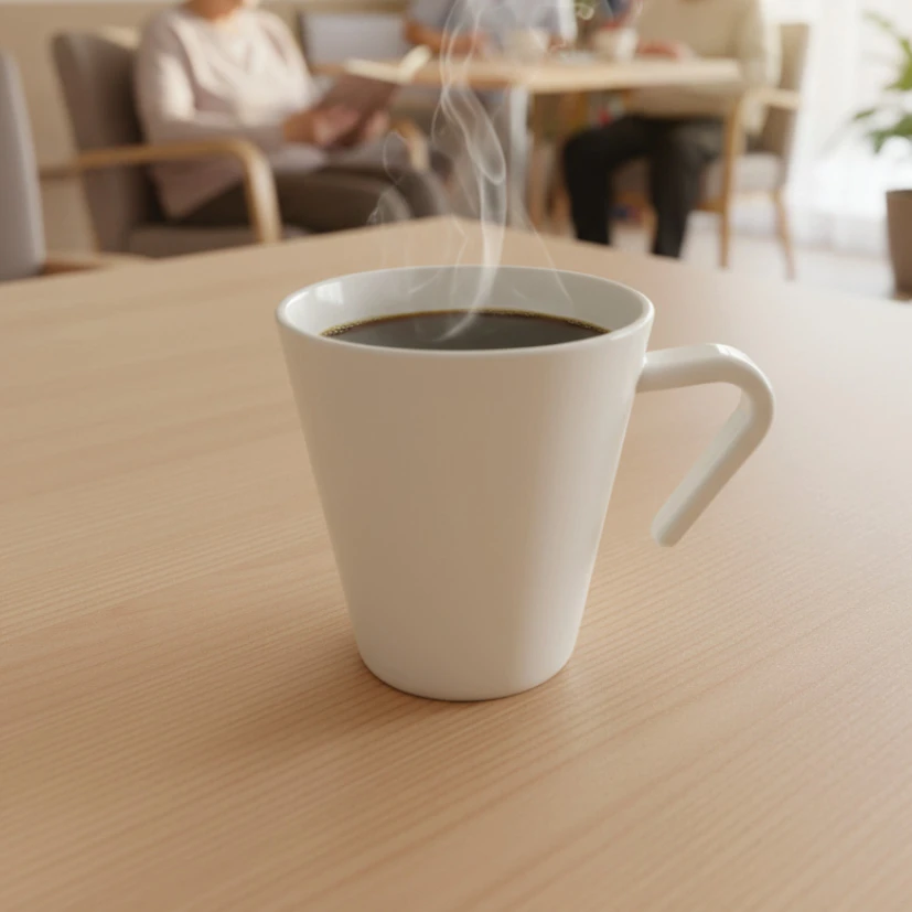 Kaffekrus Stabelbar 30 cl Hvid PP-plastik BPA fri 8538-WHITE by GraMonty color Sort