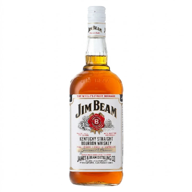 Jim Beam White Label Bourbon* FL 100 58080 by JIMBEAM color Sort
