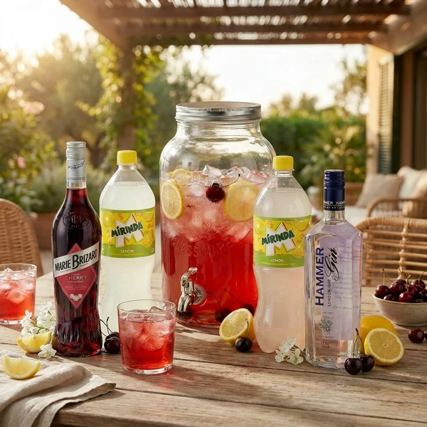 Gin kirsebær dispenser - Drinkspakke Bundle132 by Bundle color Sort