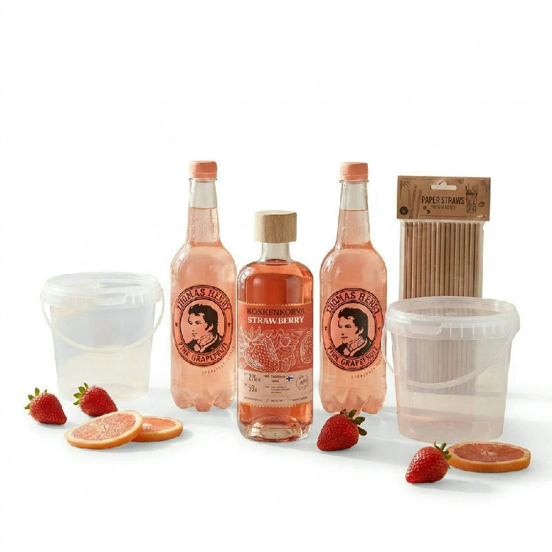 Strawberry Bucket - Drinkspakke Bundle136 by Bundle color Sort