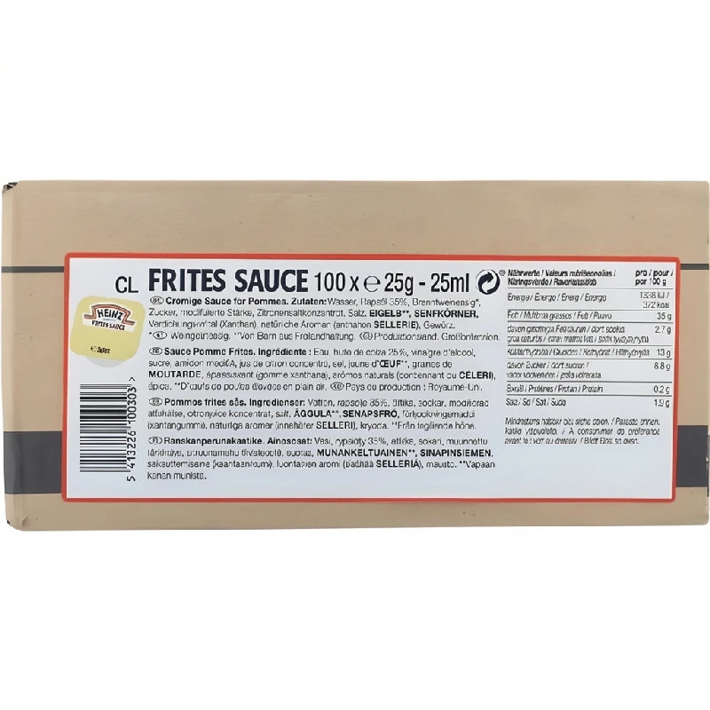 Heinz Frites Sauce Dippots 100x25 G 326314 by HEINZ color Sort