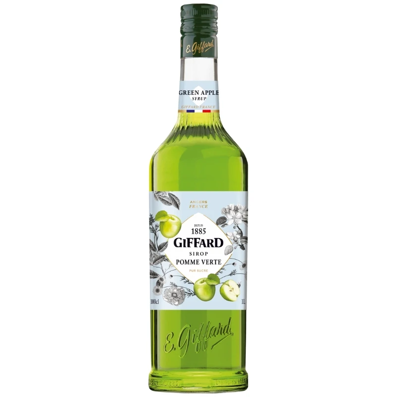Giffard Syrup Grøn Æble FL 100 17-1007038 by GIFFARD color Sort