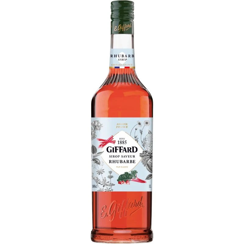 Giffard Syrup Rabarber FL 100 17-1008470 by GIFFARD color Sort