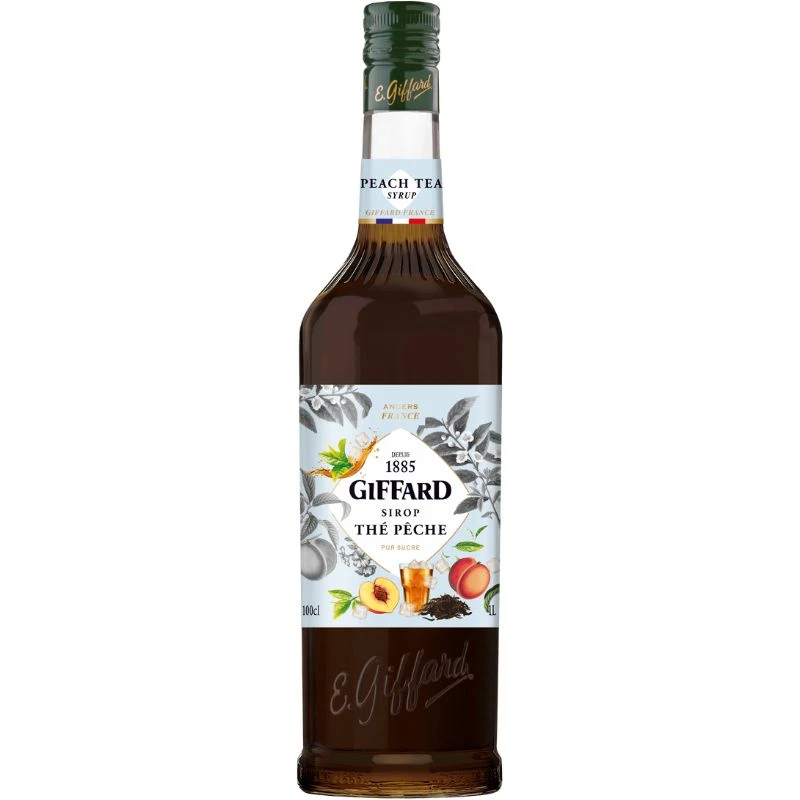 Giffard Syrup Ice Tea Peach FL 100 17-1011068 by GIFFARD color Sort