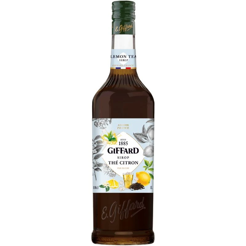 Giffard Syrup Lemon Iced Tea FL 100 17-1011082 by GIFFARD color Sort