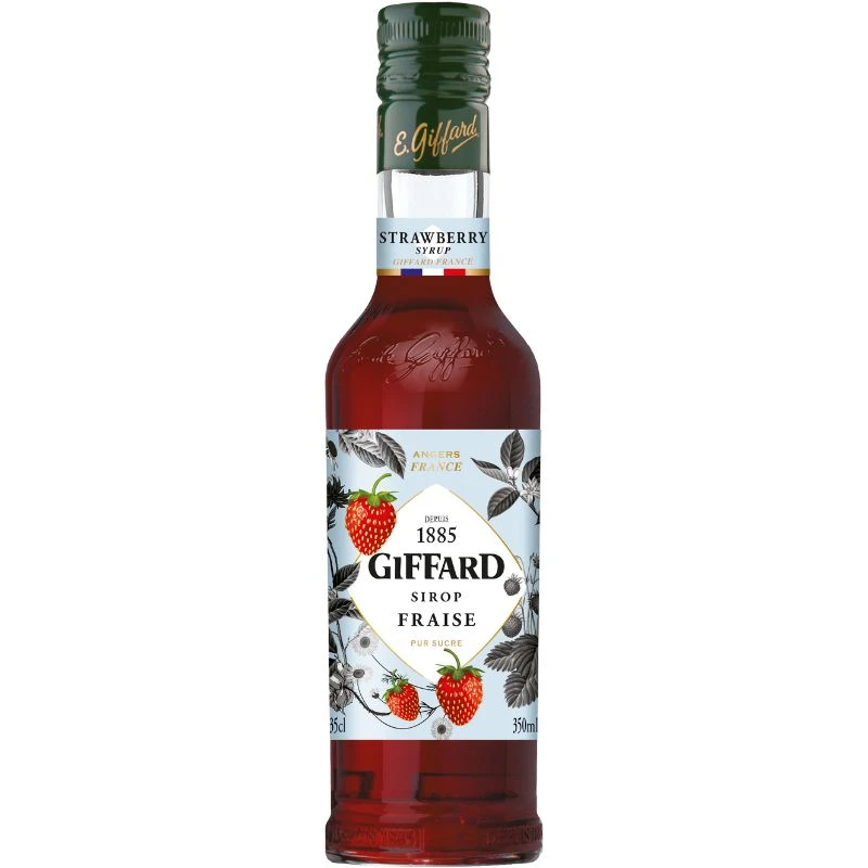 Giffard Syrup Strawberry FL 35 17-1011768 by GIFFARD color Sort