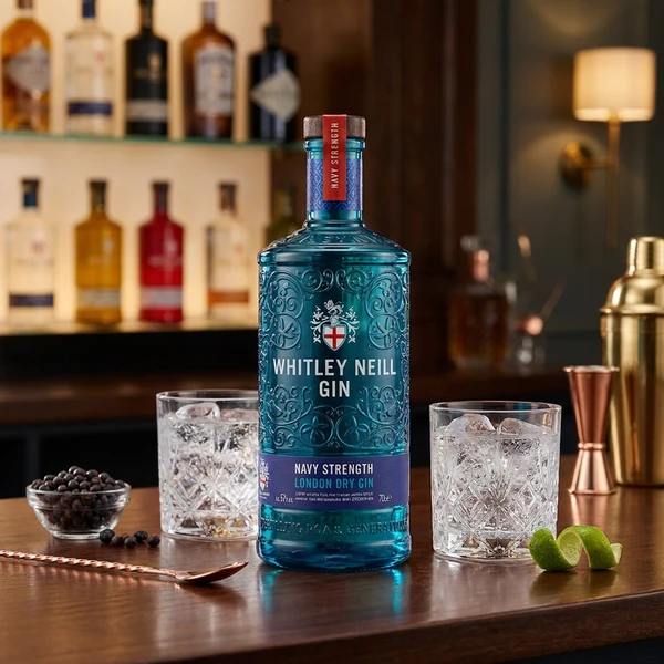 Whitley Neill Navy Strength Gin 57% 70 cl 09-10020958 by WHITLEYNEI color Sort