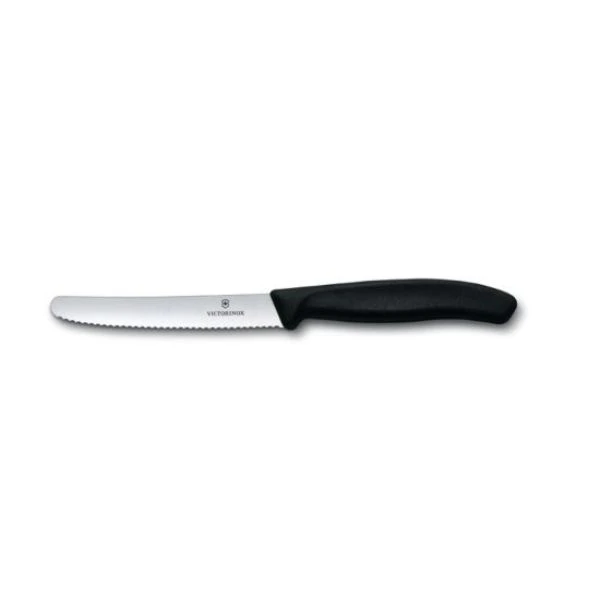 Barkniv med rund spids, 22 cm 2026136 by VICTORINOX color Sølv
