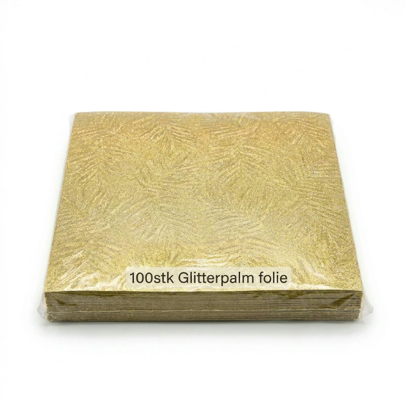 100stk Glitterpalm folie 96-0183 by Inn Sale color Sort