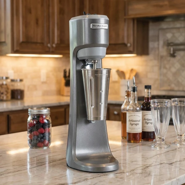 Drinkmixer Hamilton Beach m/1 stålbæger 0,95L HMD200-CE by Clatronic color Sort