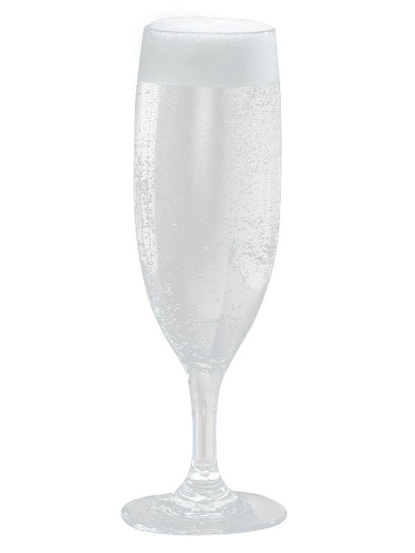 Champagneglas i polycarbonat 17 cl 300102 by GLASS4EVER color Klar
