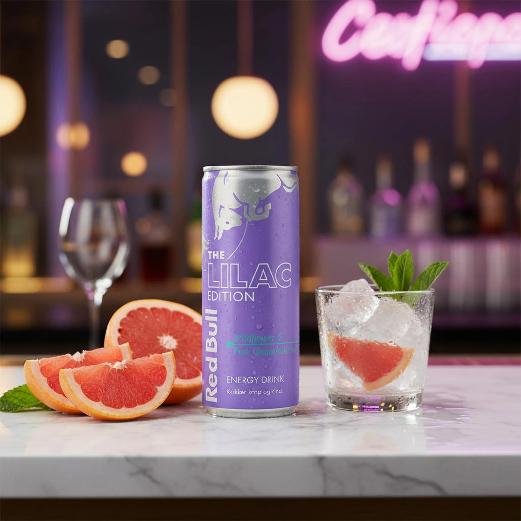 Red Bull Lilac Edt. - Pink Grape 25cl 66585 by REDBULL color Sort