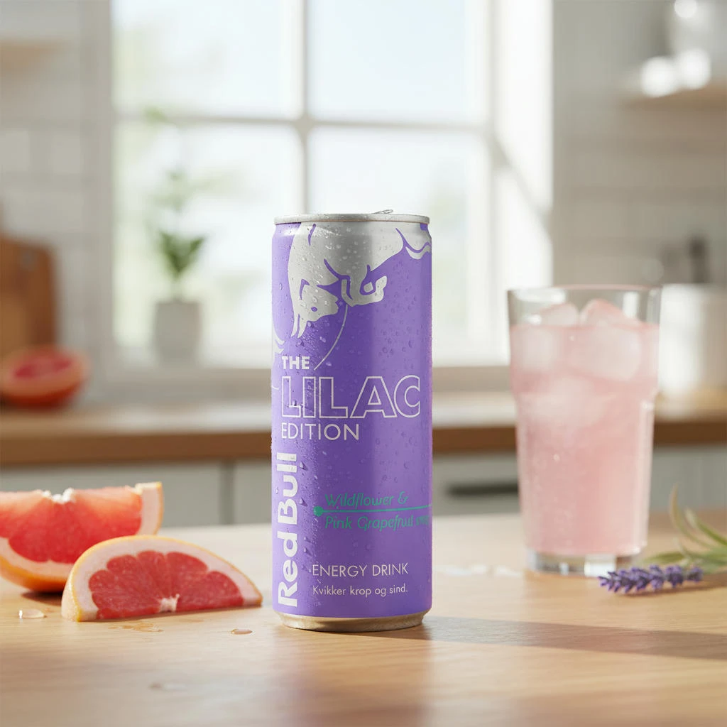 Red Bull Lilac Edt. - Pink Grape 25cl 66585 by REDBULL color Sort