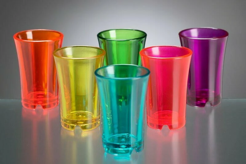 Shotglas farvede glas 4-6 cl 100202 by GLASS4EVER color Sort