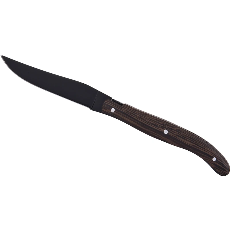 Laguiole Herit Steakknive i Sort, 6 stk. 40273024 by Laguiole color Sort