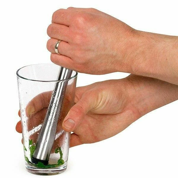 Ring Greb Rustfrit stål Muddler 6247 by Drink color Sort