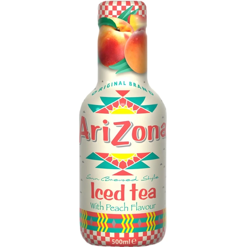 AriZona Iced Tea Peach 6x50 cl 67686 by AriZona color Sort