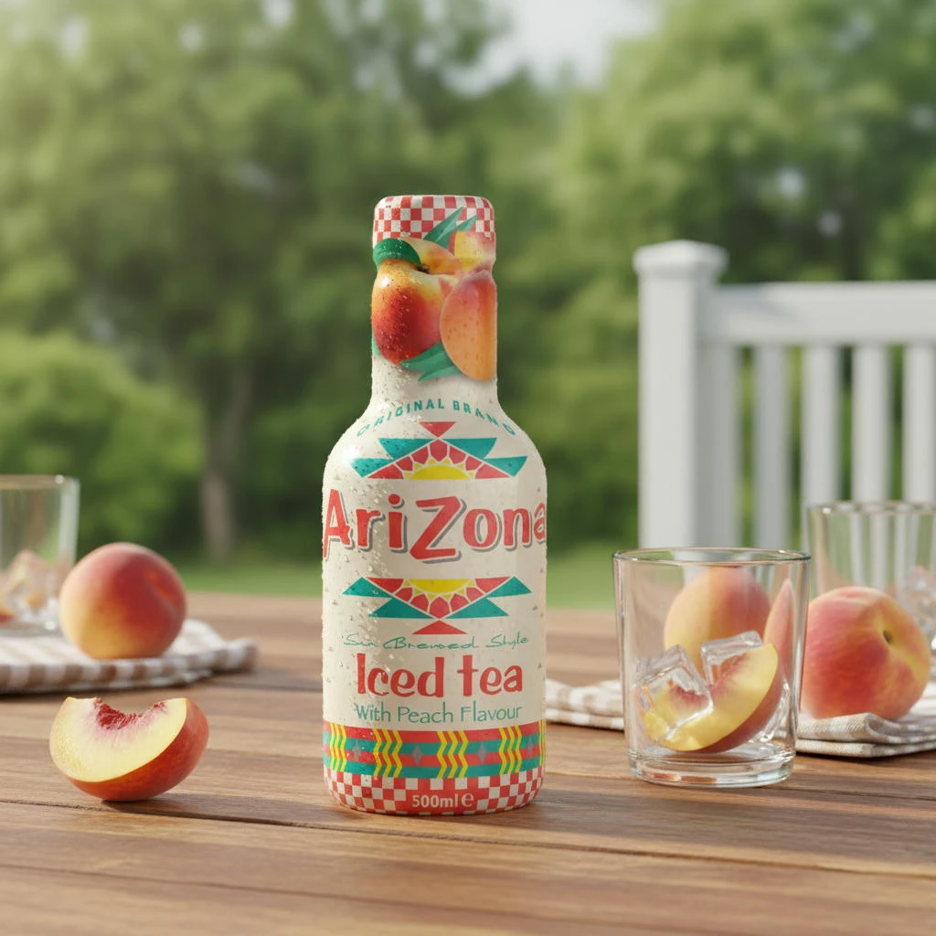 AriZona Iced Tea Peach 6x50 cl 67686 by AriZona color Sort
