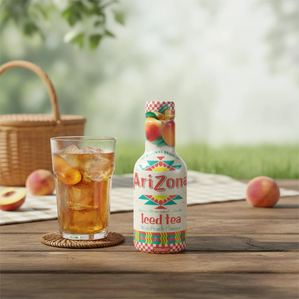 AriZona Iced Tea Peach 6x50 cl 67686 by AriZona color Sort