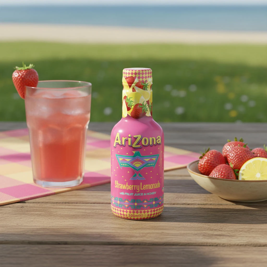 AriZona Strawberry Lemonade 6x50 cl 67687 by AriZona color Sort