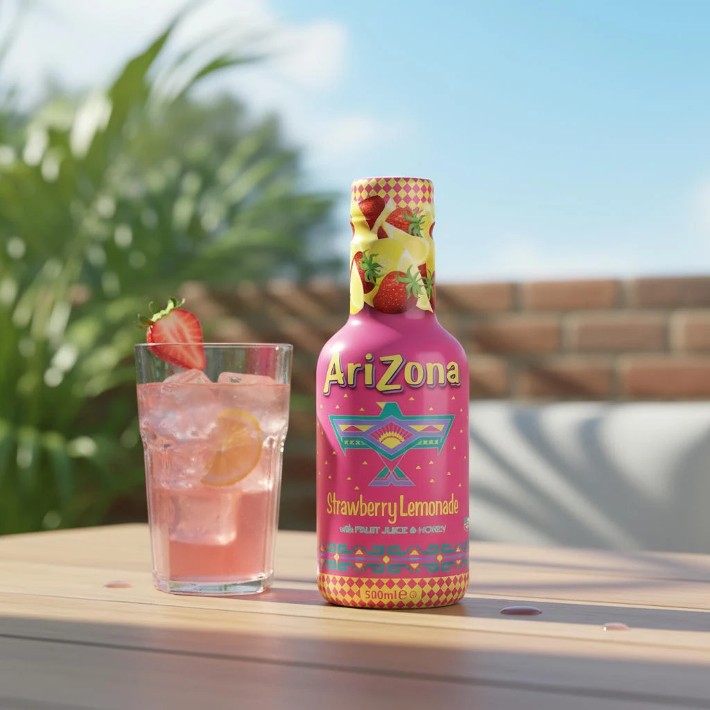 AriZona Strawberry Lemonade 6x50 cl 67687 by AriZona color Sort