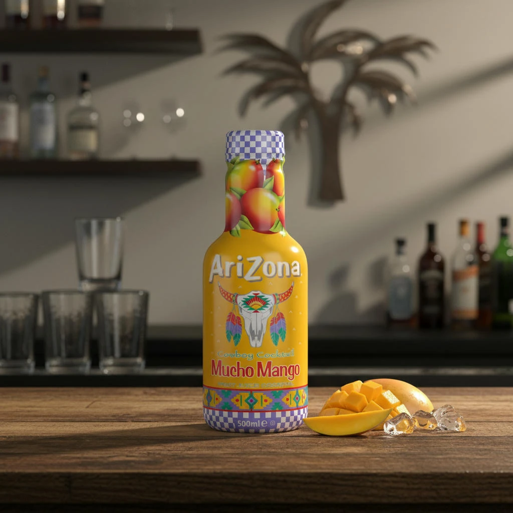 6x50cl AriZona Mucho Mango 67689 by AriZona color Sort